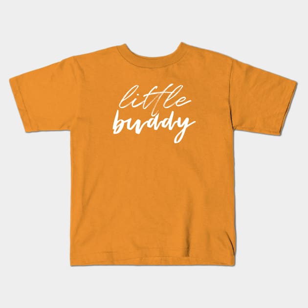 Little buddy Kids T-Shirt by twotwentyfives